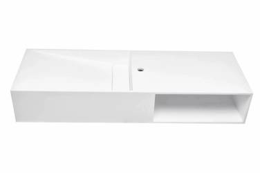 NT Bagno NT501 Cagliari 120x42x20 см L белая матовая