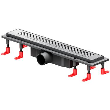 Am.Pm PrimeFlow 50 W02SC-P11-050-01SB с решеткой Хром матовый Cut Gradient