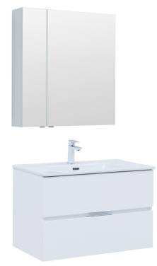 Aquanet Алвита New 80 2 ящика, белый матовый