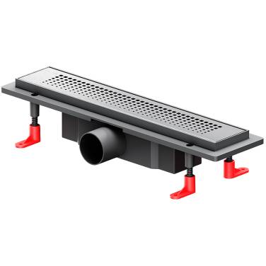 Am.Pm PrimeFlow 40 W02SC-P11-040-01SB с решеткой Хром матовый Cut Gradient