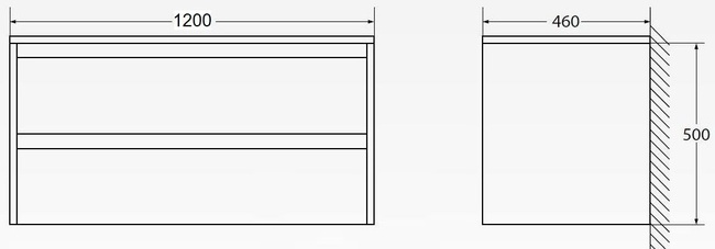 BelBagno Kraft 120 см KRAFT-1200-2C-SO-PP