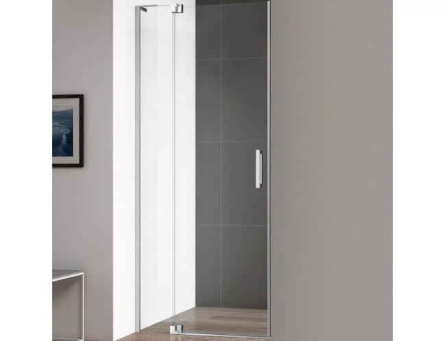 Cezares Slider (SLIDER-B-1-70/80-BR-Cr) профиль хром/стекло бронзовое