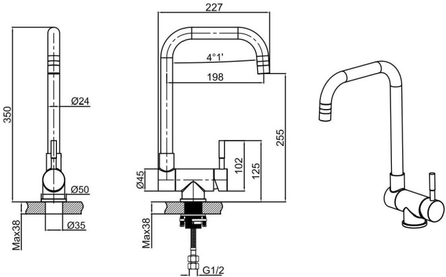 Allen Brau Fenster 5.60004-BN никель браш