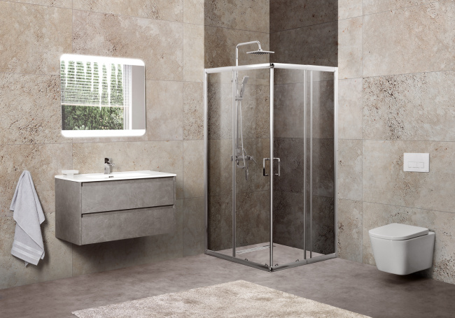 BelBagno UNIQUE-A-2-85/100-C-Cr без поддона