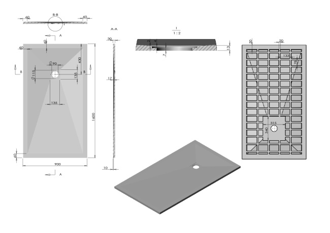 Vincea  VST-4SR9016G, 1600*900, серый