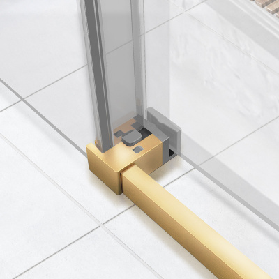 Vincea Slim Soft VSR-1SS1015CLG, 1500*1000, брашированное золото, стекло прозрачное