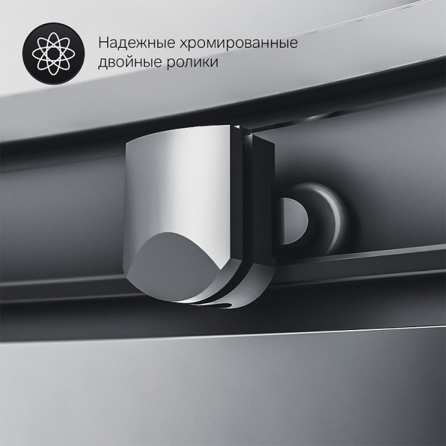 AM.PM Gem S 100х80 W93G-404-100280-BT профиль Черный матовый стекло прозрачное без поддона