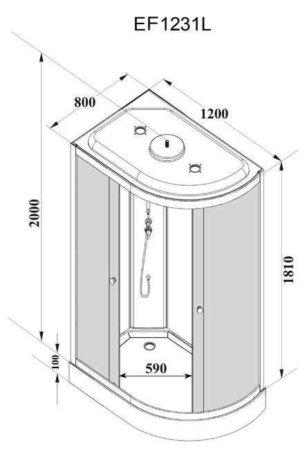 Parly EF1231R (120Х80Х210)