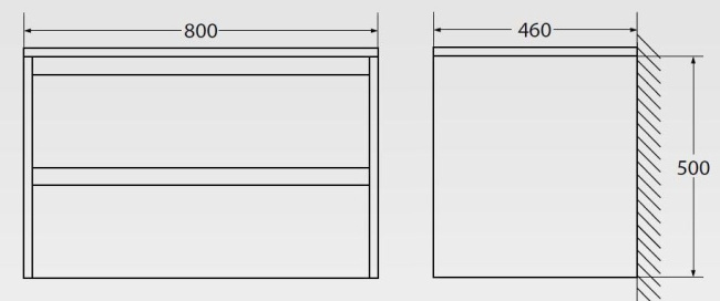 BelBagno Kraft 80 см KRAFT-800-2C-SO-BO