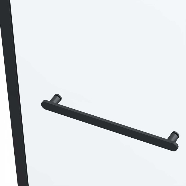 Vincea Como Soft VSR-1CS9015CLB, 1500*900, черный, стекло прозрачное
