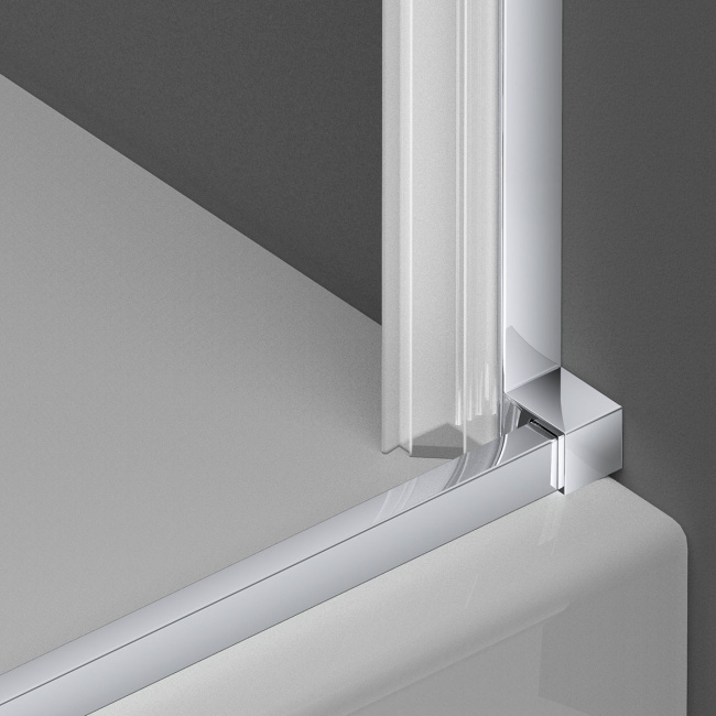 Vincea Alpha VDP-3AL850MT , хром, стекло текстурное