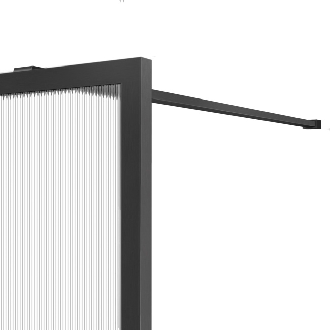 Vincea Walk-In HP Art VSW-1HP100FLGM, 1000*2000, вороненая сталь, стекло рифленое