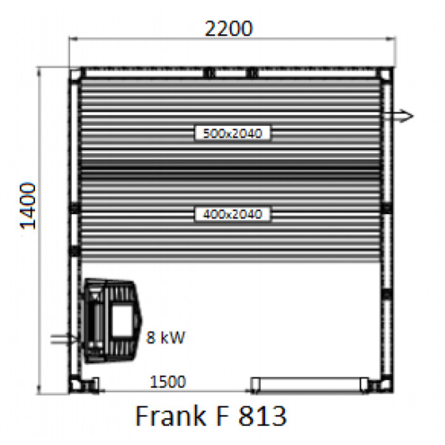 Frank F 812 (200x140x210) Липа Экстра