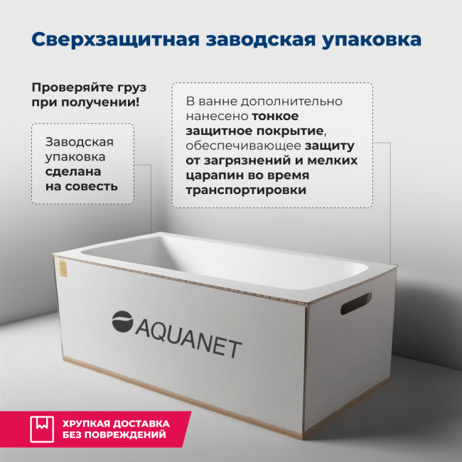 Aquanet Lotos 170x70 (с каркасом)