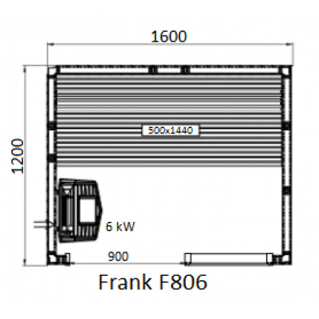 Frank F 804 (140x120x210) Липа Экстра