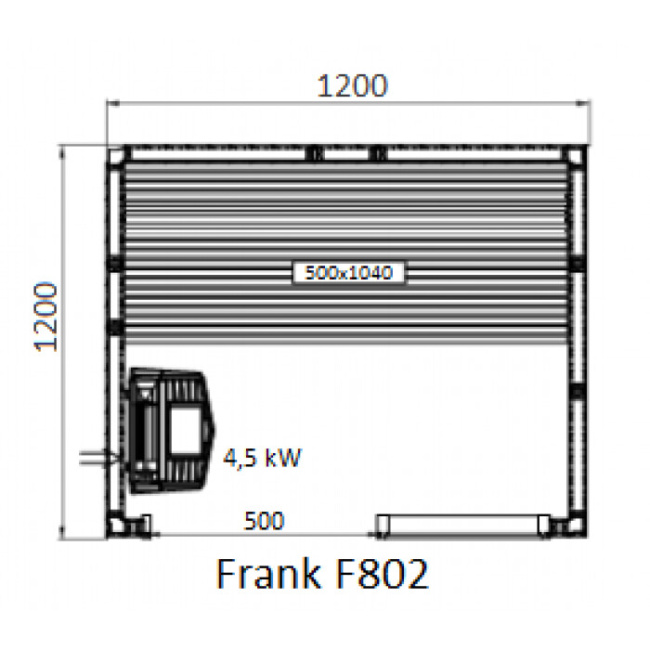 Frank F 804 (140x120x210) Липа Экстра