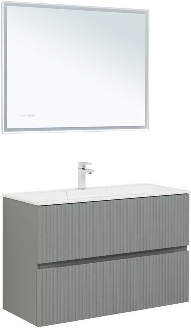Aquanet Вега 100 2 ящ. цв.белый глянец