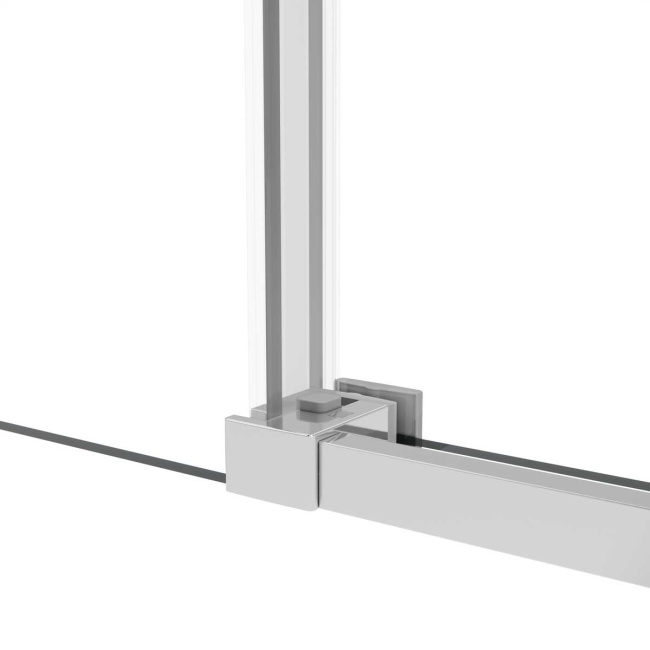 Vincea Slim Soft VSR-1SS9012CL, 1200*900, хром, стекло прозрачное