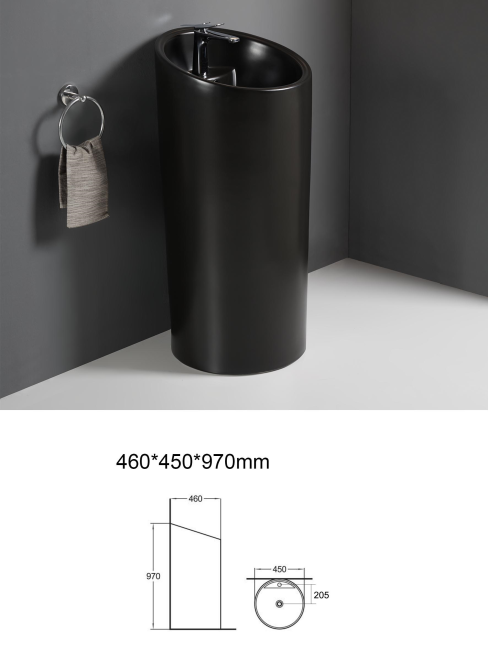 WeltWasser LEERBACH 4546 MT-BL 450х460х970 мм