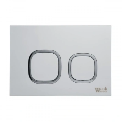 Комплект Weltwasser 10000011289 подвесной унитаз Merzbach 043 GL-WT + инсталляция Amberg 497 + кнопка Amberg RD-MT CR