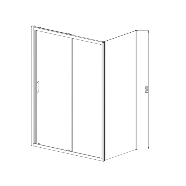 Vincea Alpha VSR-3AL8013MT, 1300x800, хром, стекло текстурное без поддона