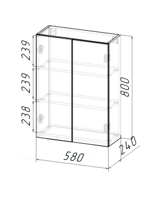 EVA GOLD 60 белый глянец Vend Edition (EG010149)