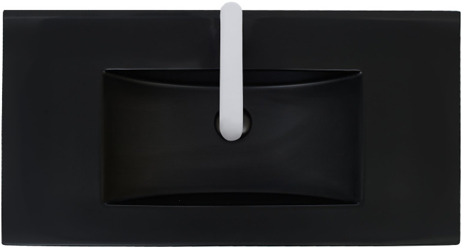 WELTWASSER DEILBACH 7506-100 MT-BL 101x47 черный матовый