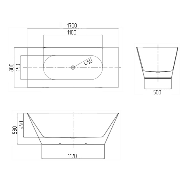 Grossman Cristal GR-2023 (170x80x58),1 место