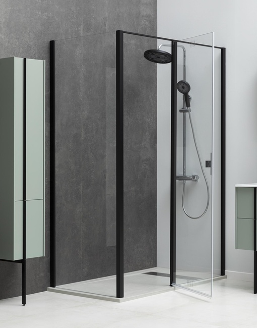 Allen Brau Priority 100x90 3.31030.BBA + 3.31045.BBA черный браш без поддона