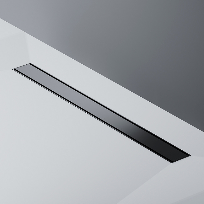 Am.Pm PrimeFlow 80 W02SC-U11-080-04BM с Черной матовой решеткой / под плитку Tile