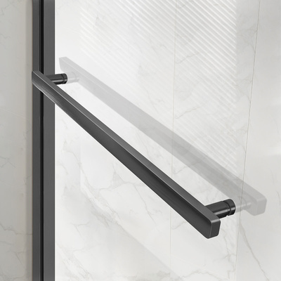 Vincea Slim Soft VSR-1SS9014CLGM, 1400*900, вороненая сталь, стекло прозрачное