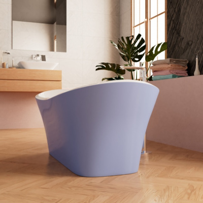 Frank F6104 White/Light blue отдельностоящая Размер:170*75*66 см