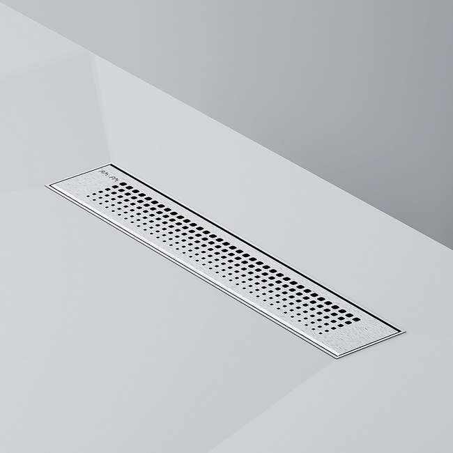 Am.Pm PrimeFlow 40 W02SC-P11-040-01SB с решеткой Хром матовый Cut Gradient
