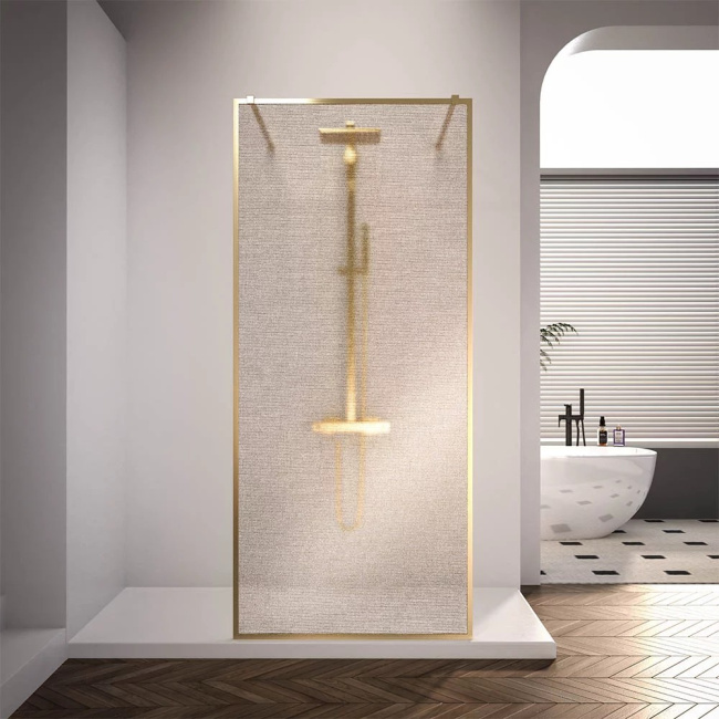 Veconi Korato KR-90GL, 1000x2000, брашированное золото, стекло ламинированное золото