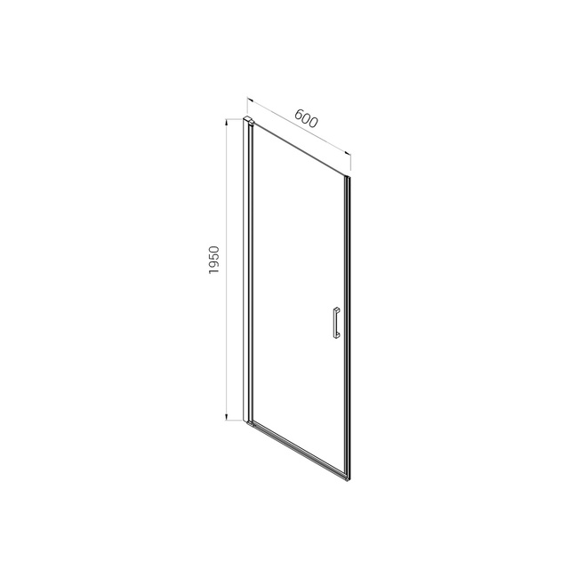 Vincea Alpha VDP-3AL600CLB, черный, стекло прозрачное