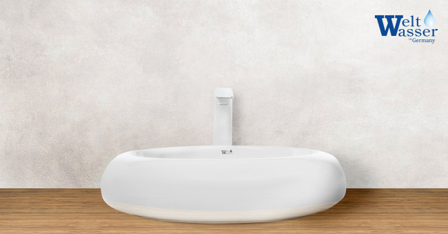 WELTWASSER ELBACH 3062 46x46 белый глянец