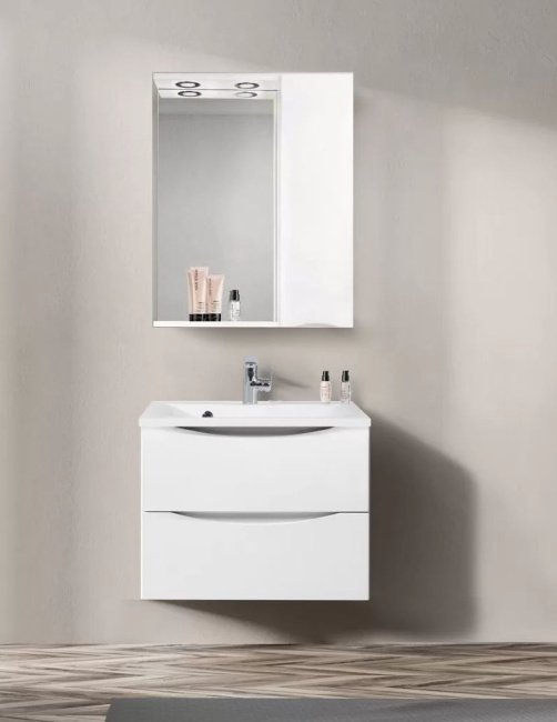 BelBagno Marino 60x75 MARINO-SPC-600/750-1A-BL-P-R правое с подсветкой